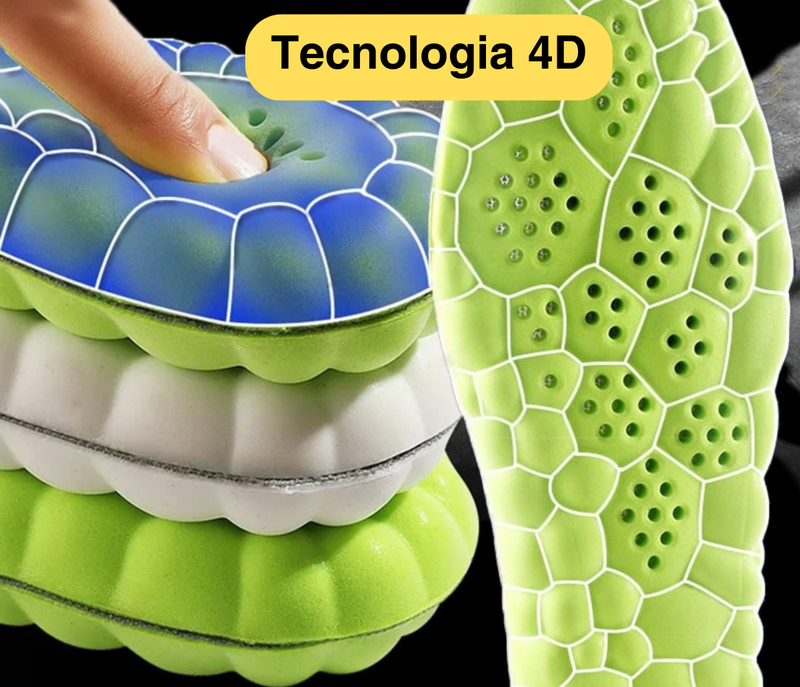 Palmilha Ortopédica 4D