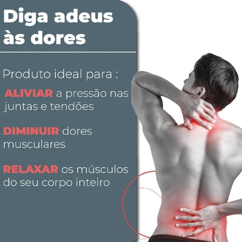 Pistola Massageadora Elétrico Profissional Muscular Recarregável Linha Premium