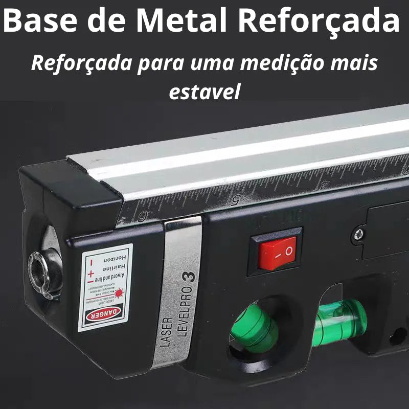 Niveladora Laser Profissional Régua Trena Digital Nivelamento Medição Engenharia Construções Reformas Projetos de Alta Qualidade