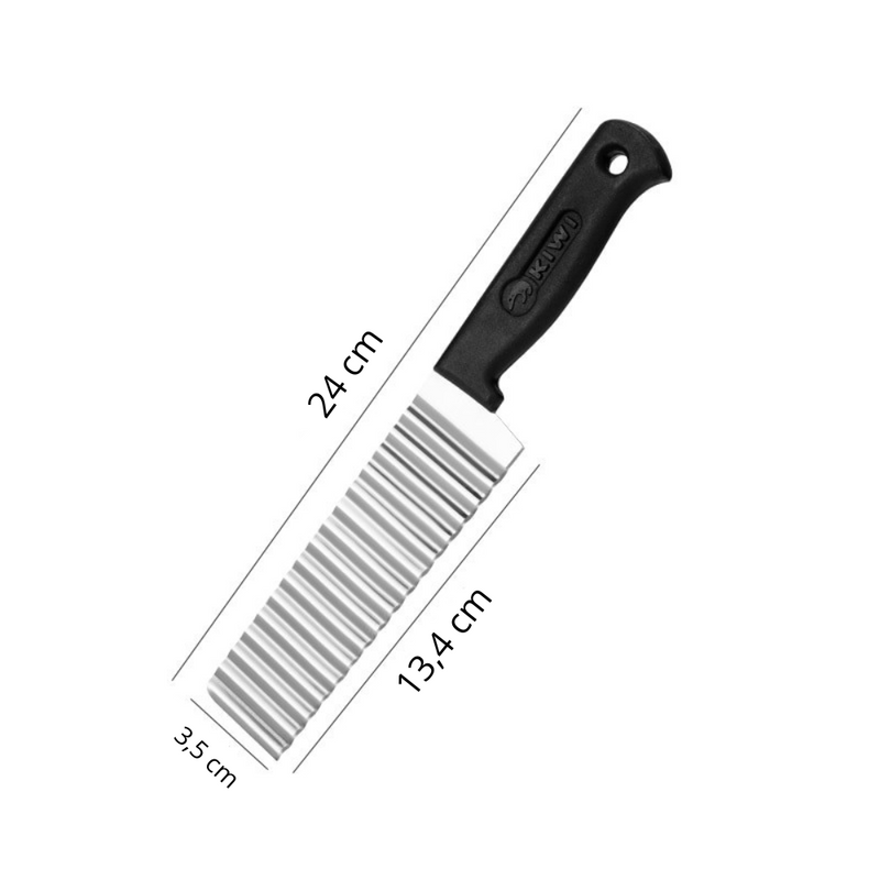 Faca & Cortador Ondulado Aço Inox Kiwi