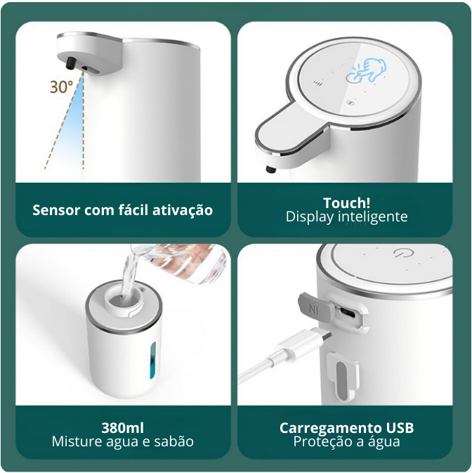 Dispenser Automático para Sabonete Liquido